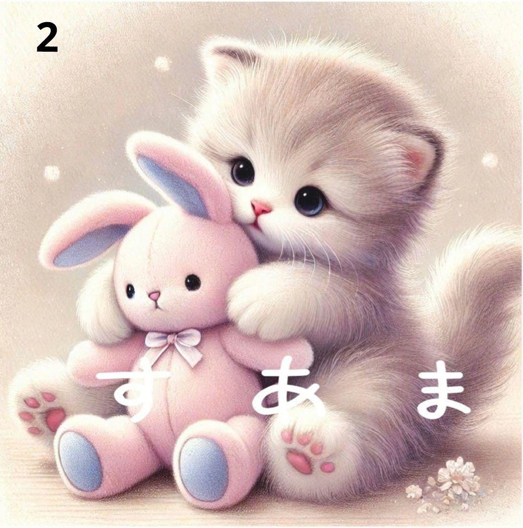 在庫パネル生地ご紹介 ⑩　猫ちゃんパネル生地　ハンドメイド