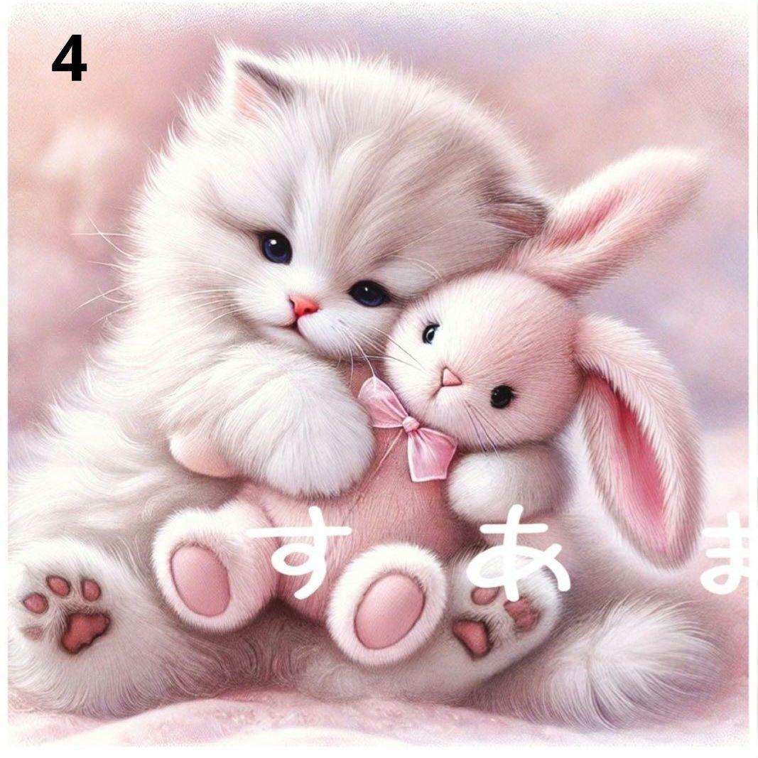 在庫パネル生地ご紹介 ⑩　猫ちゃんパネル生地　ハンドメイド