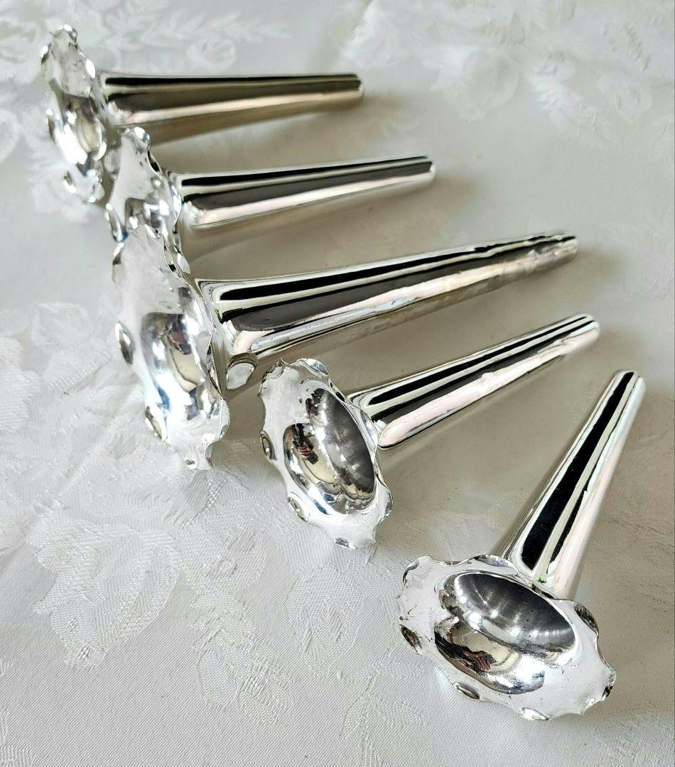 純銀P ③ イパーン センターピース フラワーベース 花器 アンティーク 英国