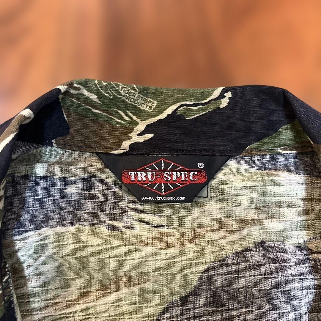 TRU-SPEC 迷彩ジャケット（タイガーストライプパターン）　サイズＬ