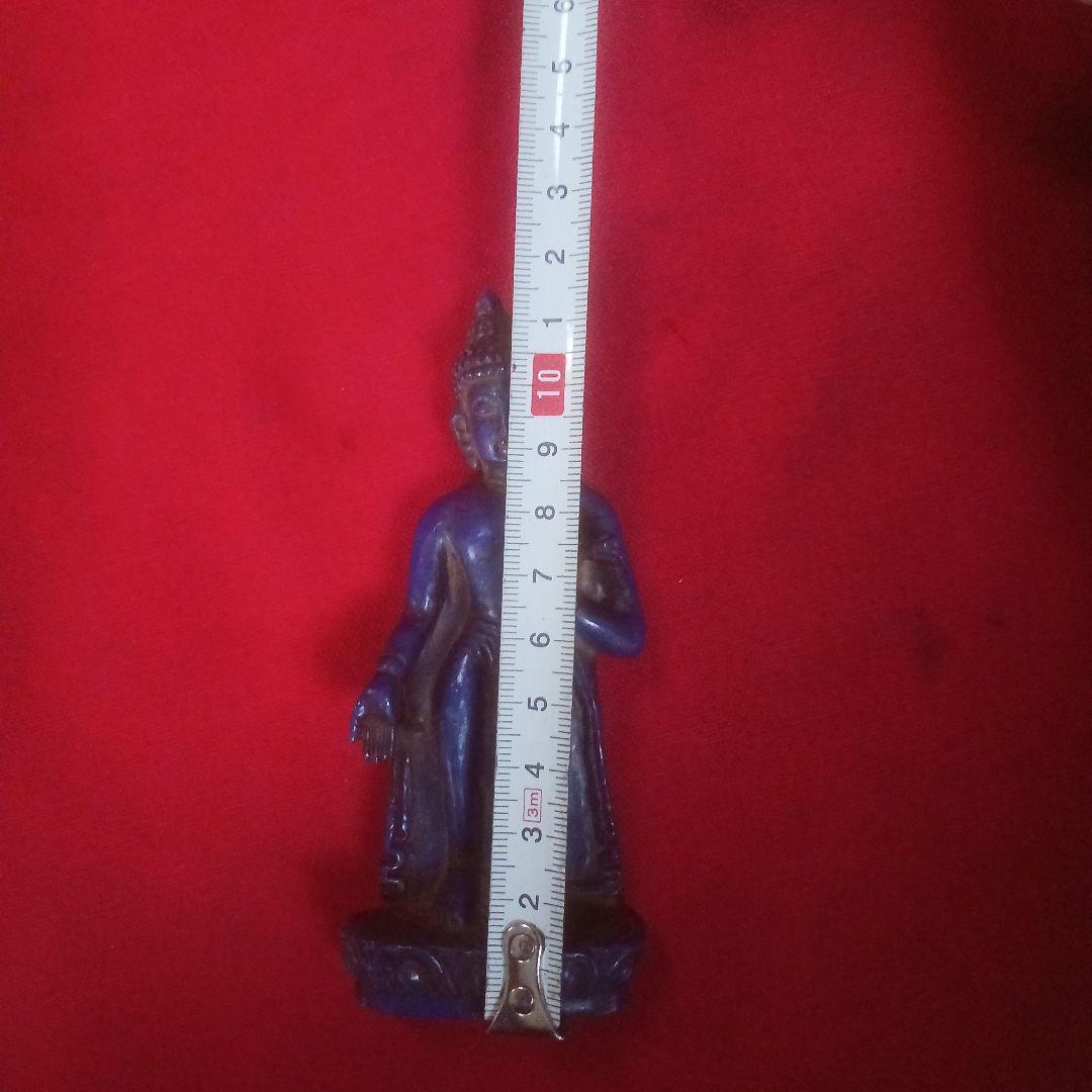 チベット　仏像　ラピスラズリ