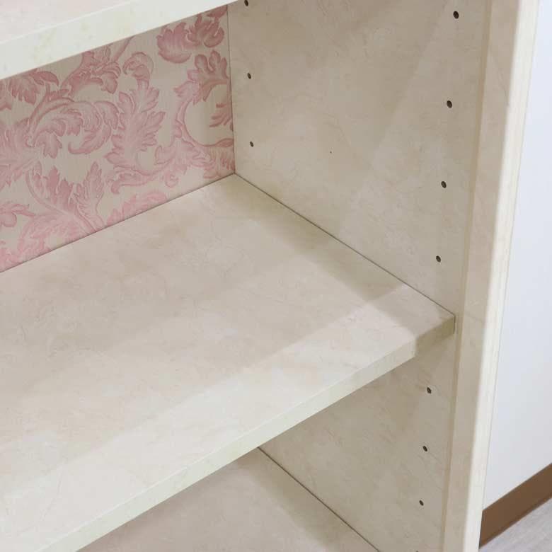 サルタレッリ アマルフィ ブックケース 本棚 完成品 アイボリー