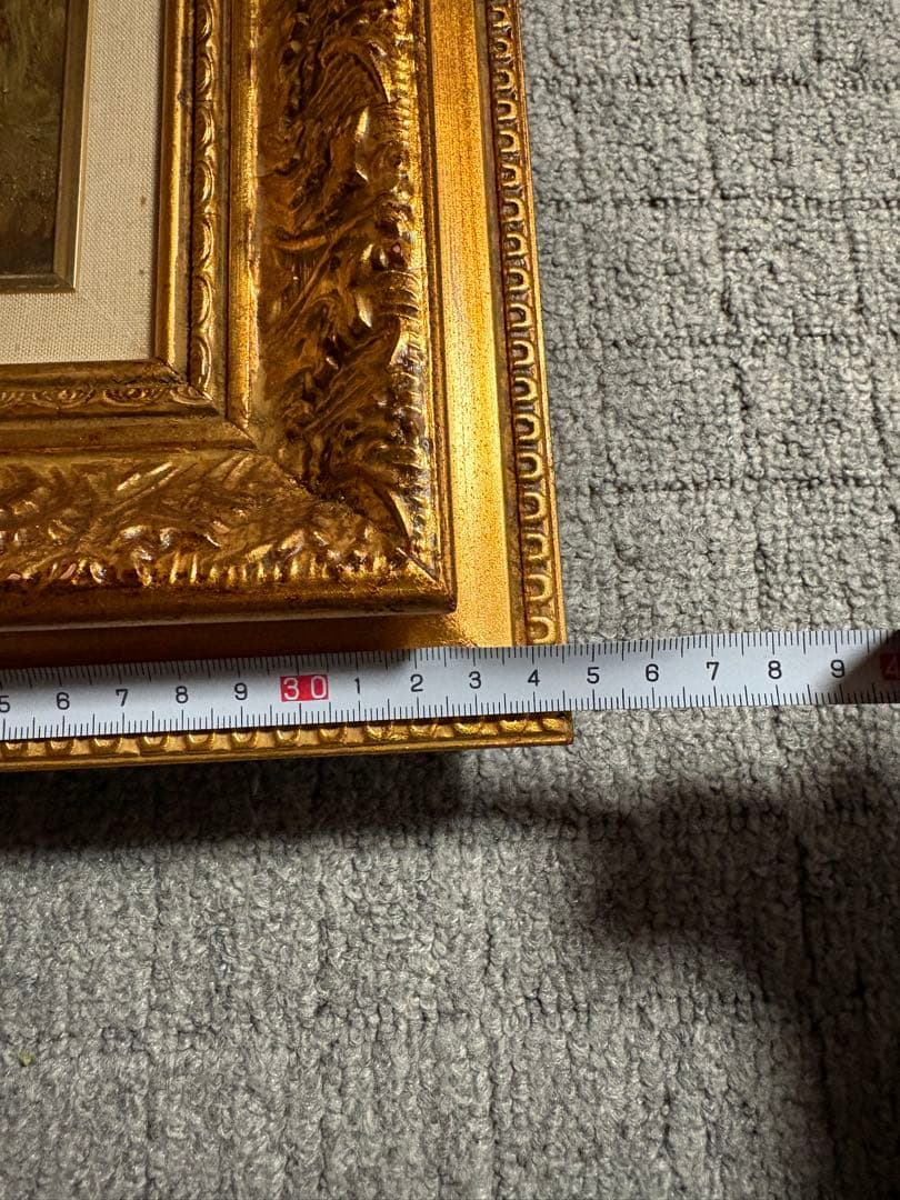 松田正良 絵画　立ち話し　値下げしました