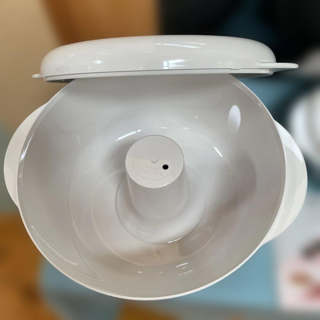 ★セール　　電子レンジ調理器具 2点セット ホワイト