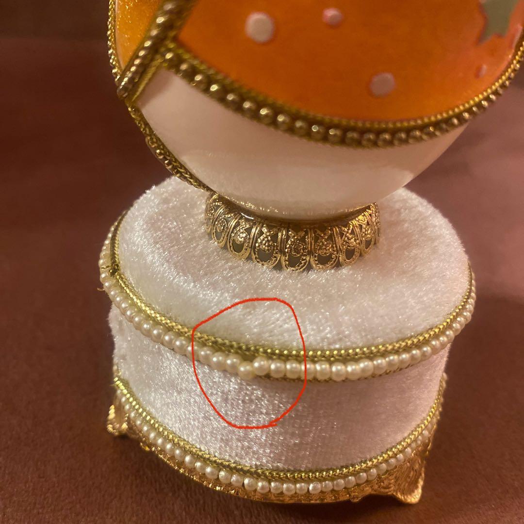 ディズニー　ミッキー エッグアートオルゴール　SANKYO