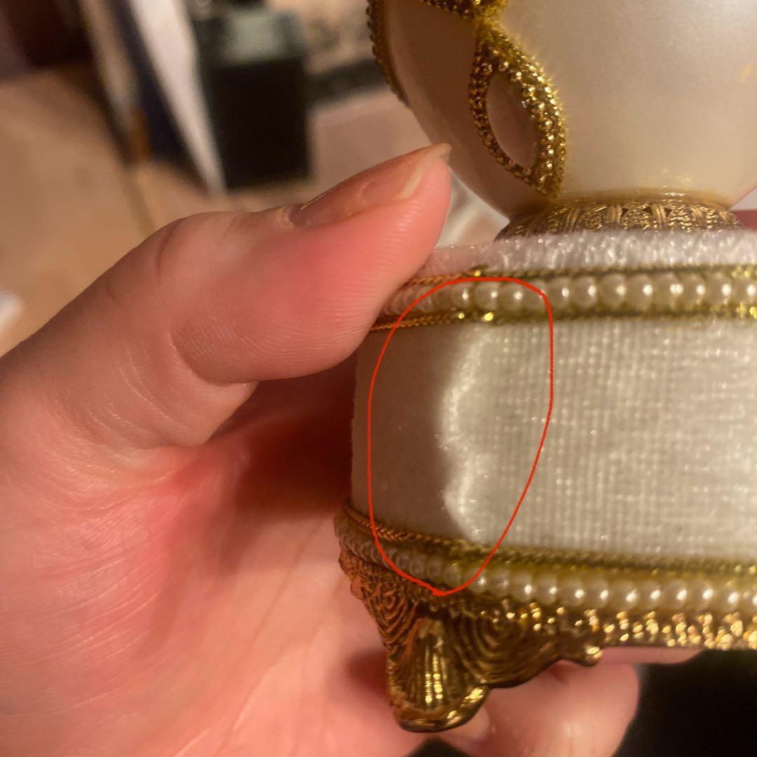 ディズニー　ミッキー エッグアートオルゴール　SANKYO