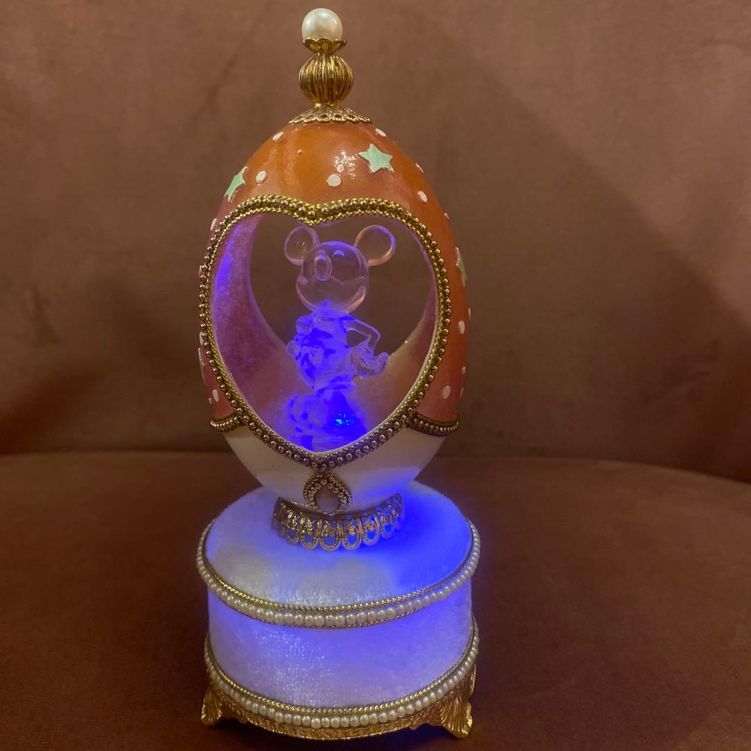 ディズニー　ミッキー エッグアートオルゴール　SANKYO