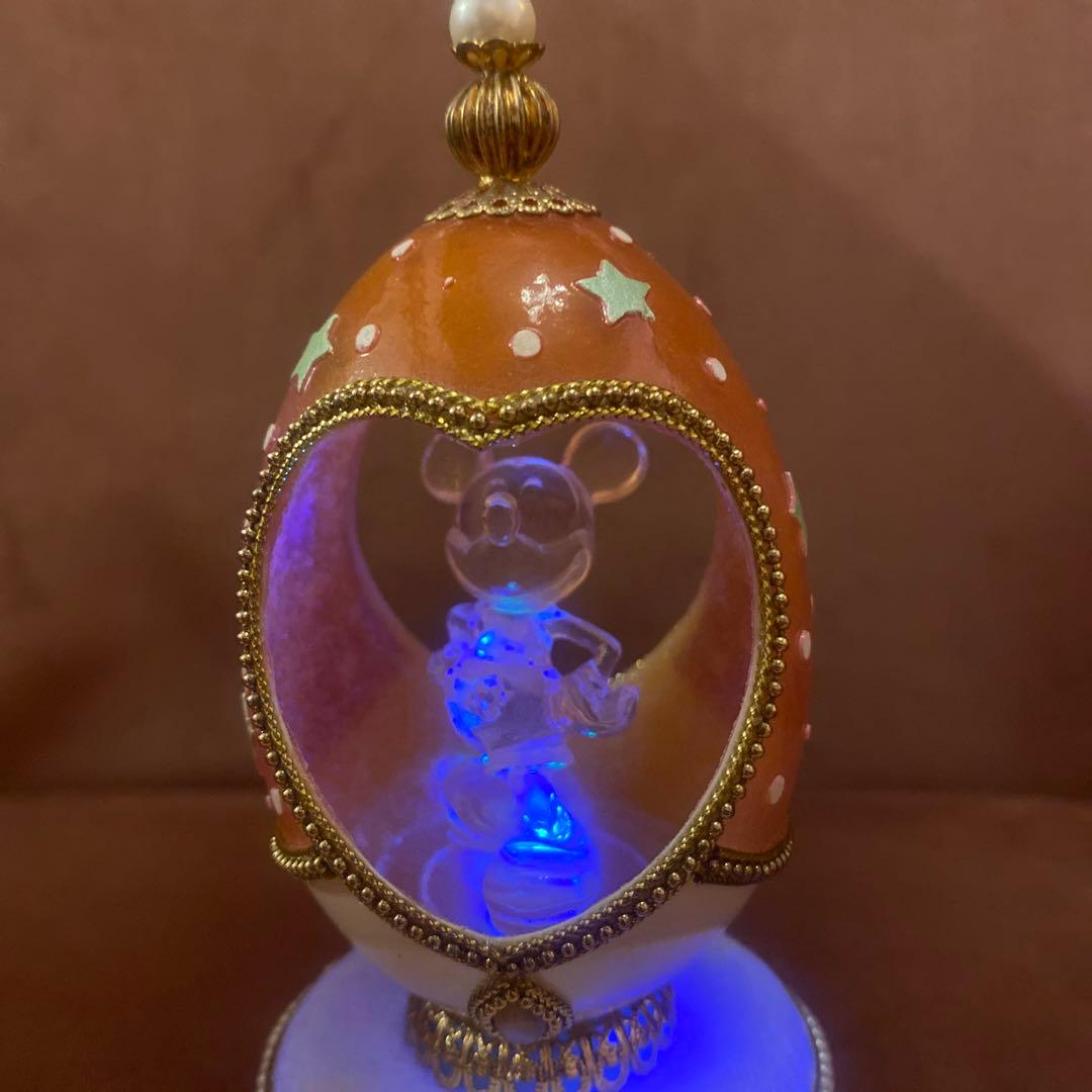 ディズニー　ミッキー エッグアートオルゴール　SANKYO