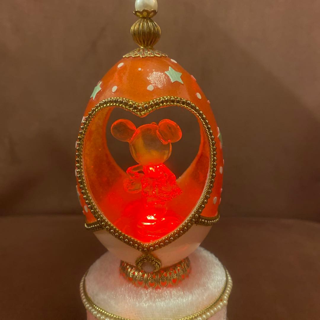 ディズニー　ミッキー エッグアートオルゴール　SANKYO