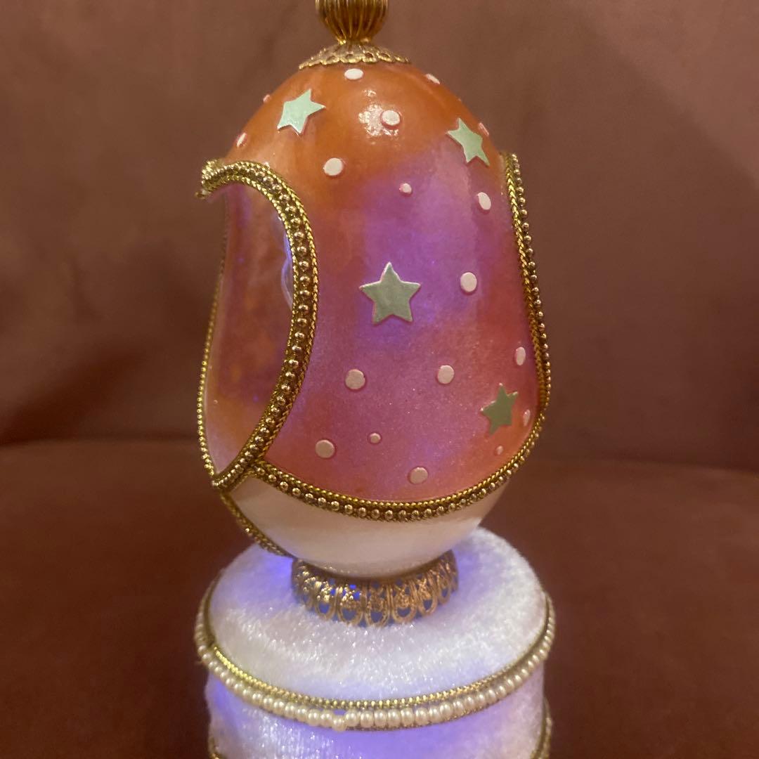 ディズニー　ミッキー エッグアートオルゴール　SANKYO