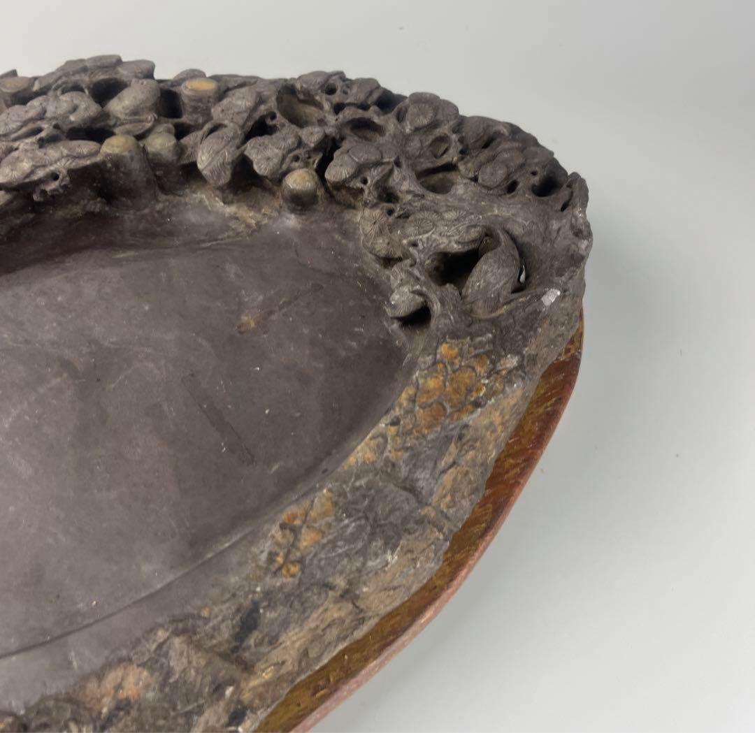 中国 硯 古美術 大型 約11.5kg 文房具 墨硯 書道具 石硯 y609