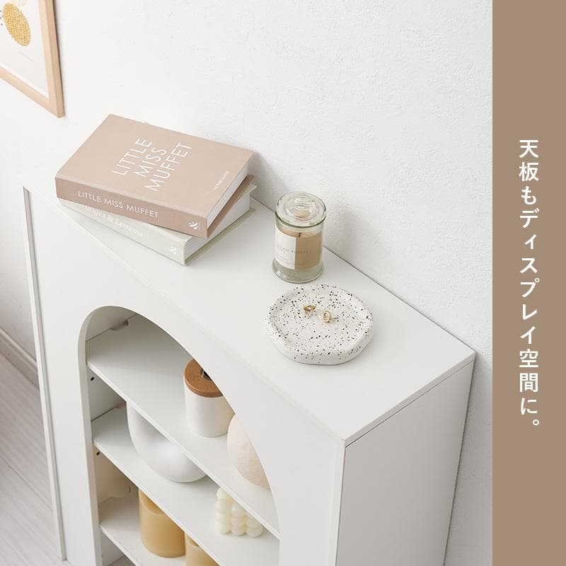 フォロー割　幅60【新品】マントルピース　大人可愛い　収納ラック