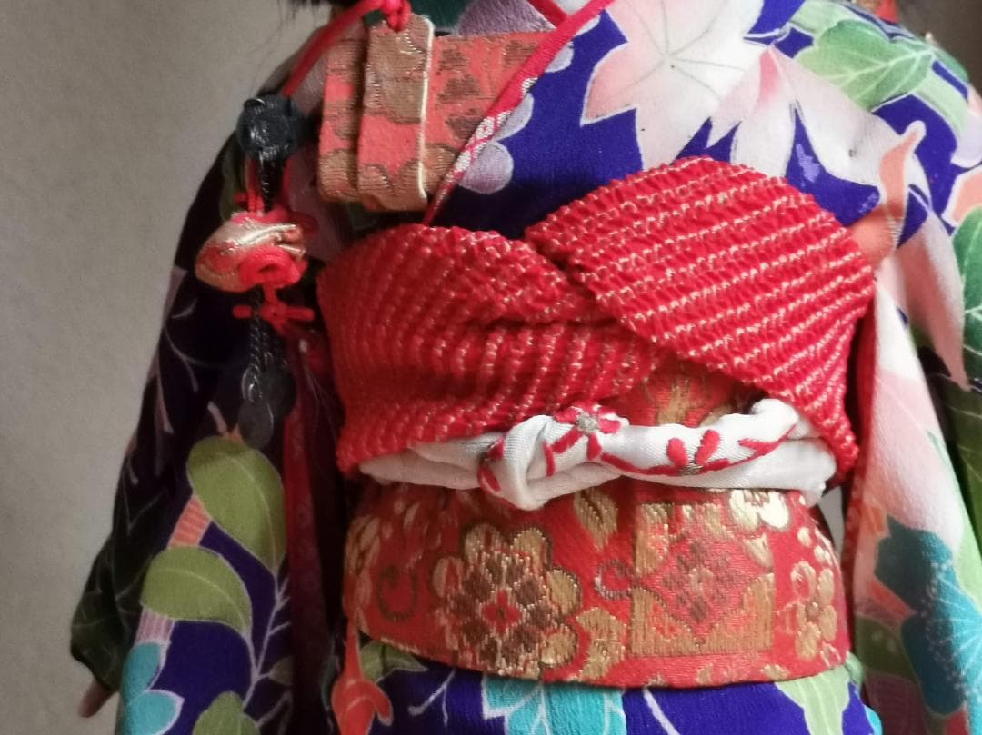 徳山・松乾斎東光□昭和初期□松月特製□岩村徳茂／縮緬しつけ糸付