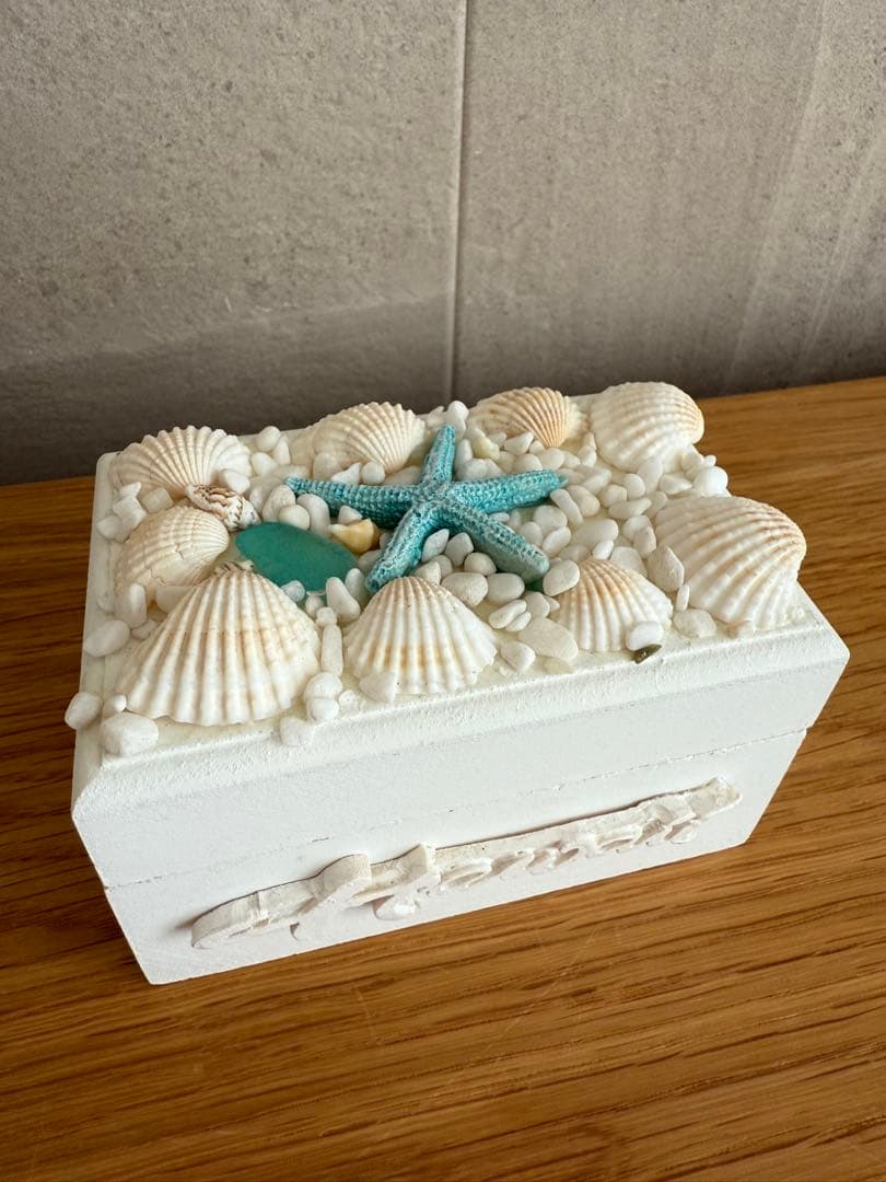 ハワイアン シェル ジュエリーボックス 貝殻 小物入れ ヴィンテージ