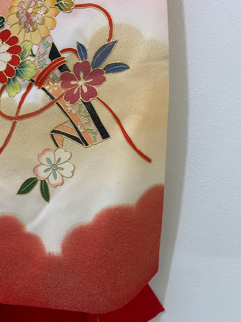 寿光織　女の子お宮参り　一つ身着物