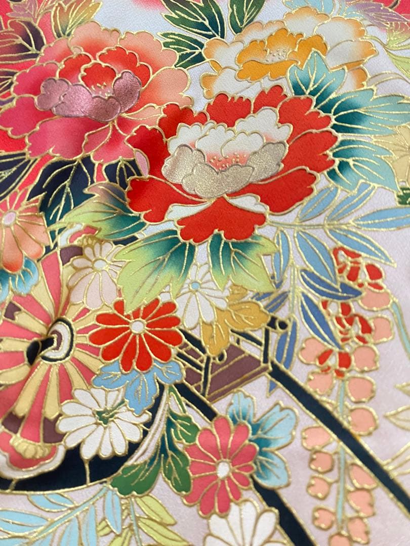 寿光織　女の子お宮参り　一つ身着物