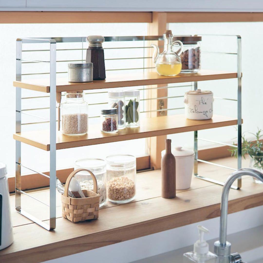 32034 木棚出窓シェルフ　幅90