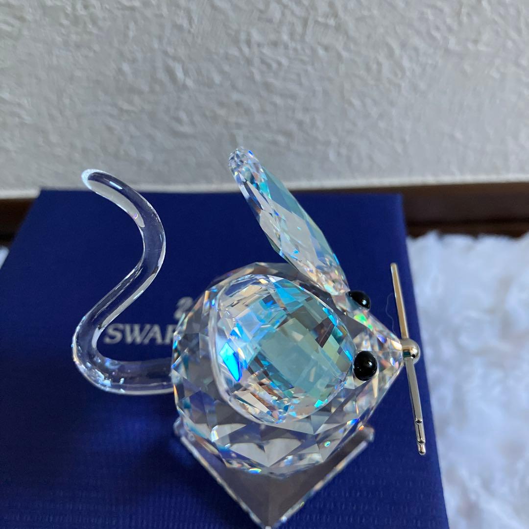 スワロフスキー　置物　ネズミ　125周年記念限定生産品　大サイズ