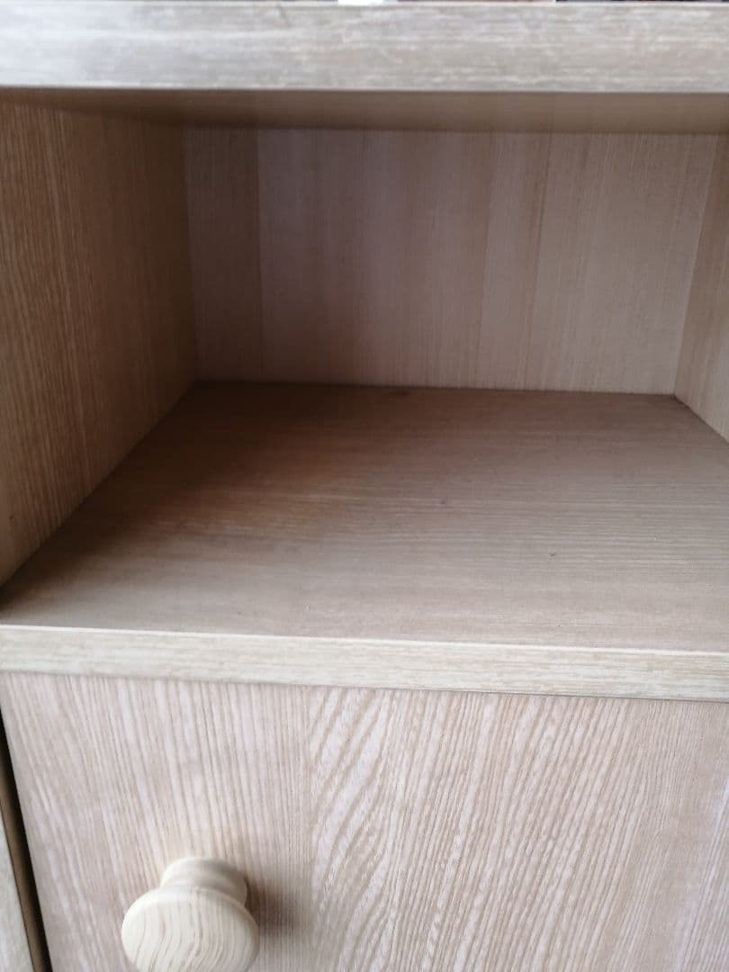 Ｗ最終値下‼️美品‼️ナチュラルウッド収納キャビネット　サイドチェスト　テレビ台