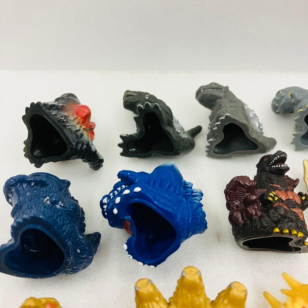 当時物／レア ゴジラ 怪獣 指人形 23個 まとめセット 怪獣 - メルカリ