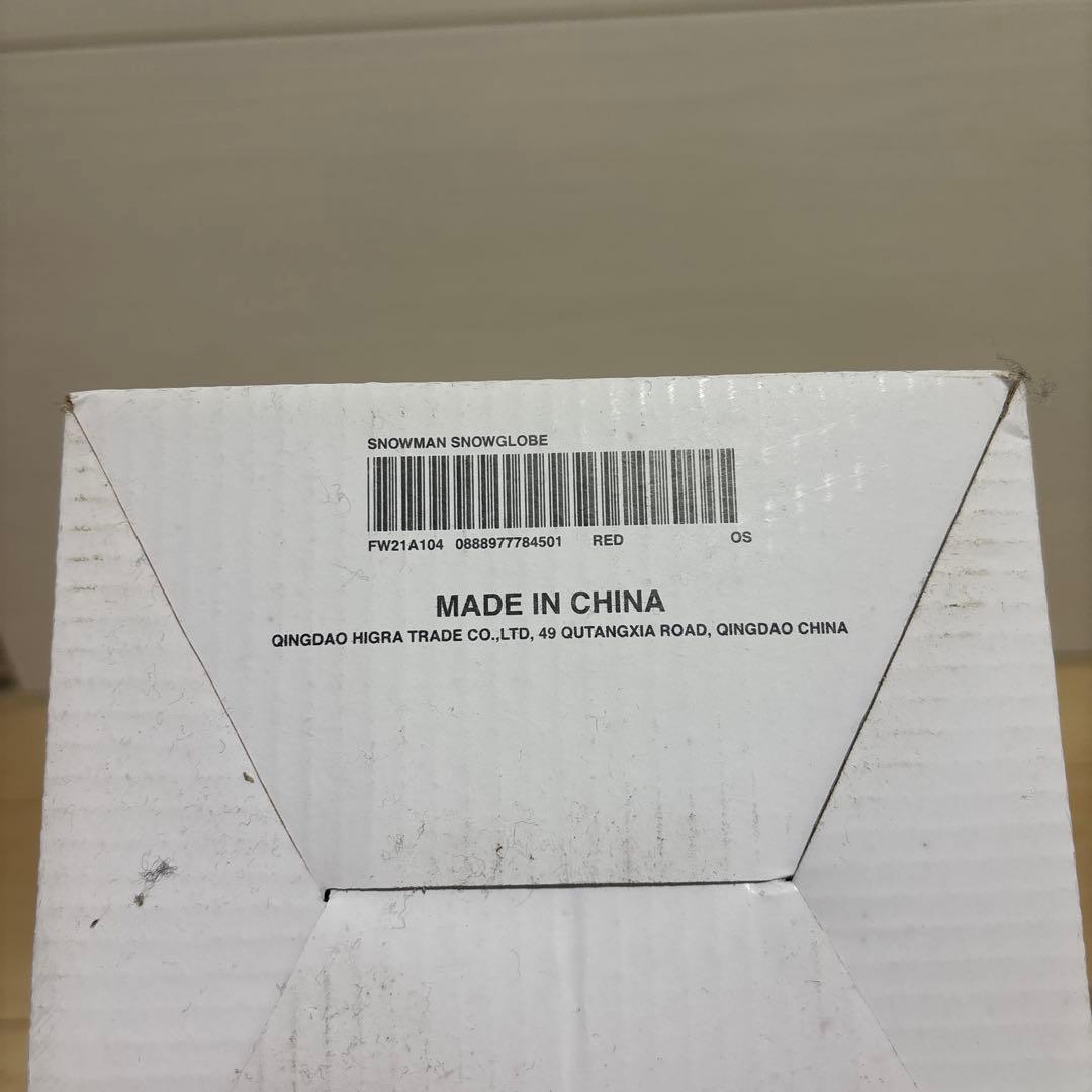 Supreme シュプリーム スノーマン スノーグローブ スノードーム