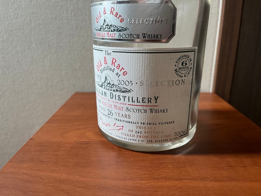 ザ・マッカラン ダグラスレイン オールド＆レア プラチナム26年 【空瓶】