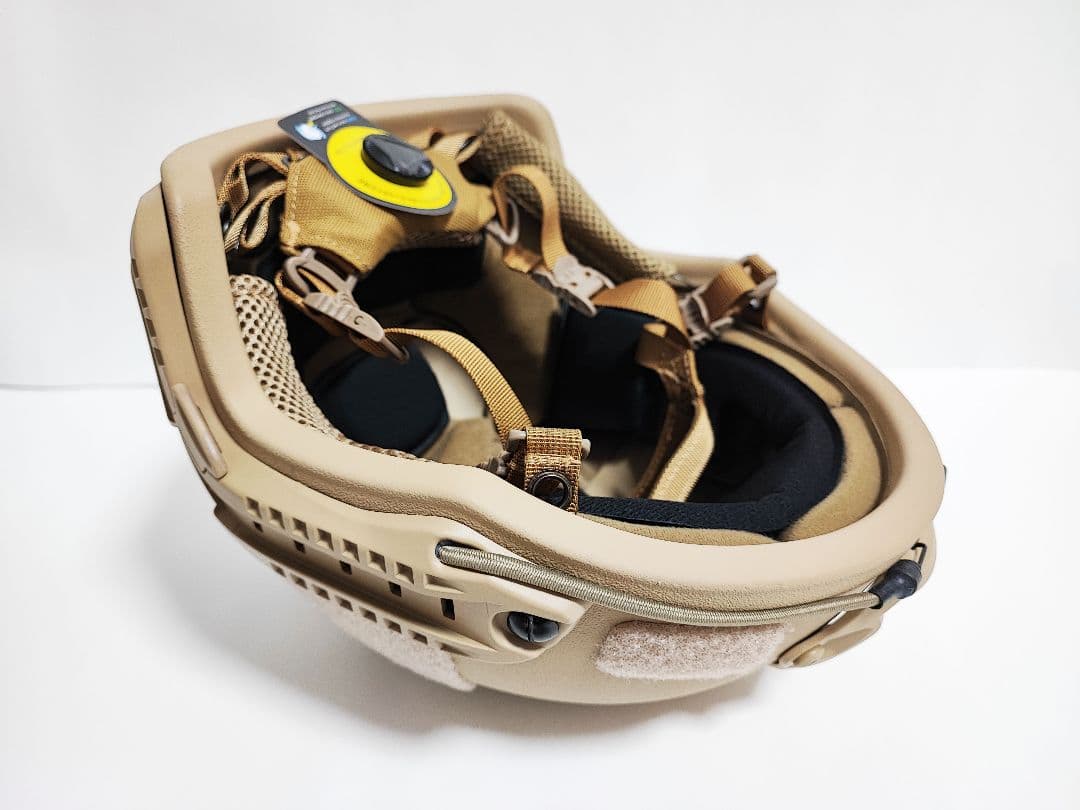 JJW製 NIJ レベル3A Fast 防弾ヘルメット TAN 艶有り塗装