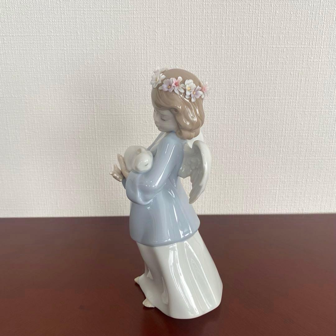 LLADRO リヤドロ 『 天使の宝もの 』うさぎを抱いた天使 うさぎ 天使