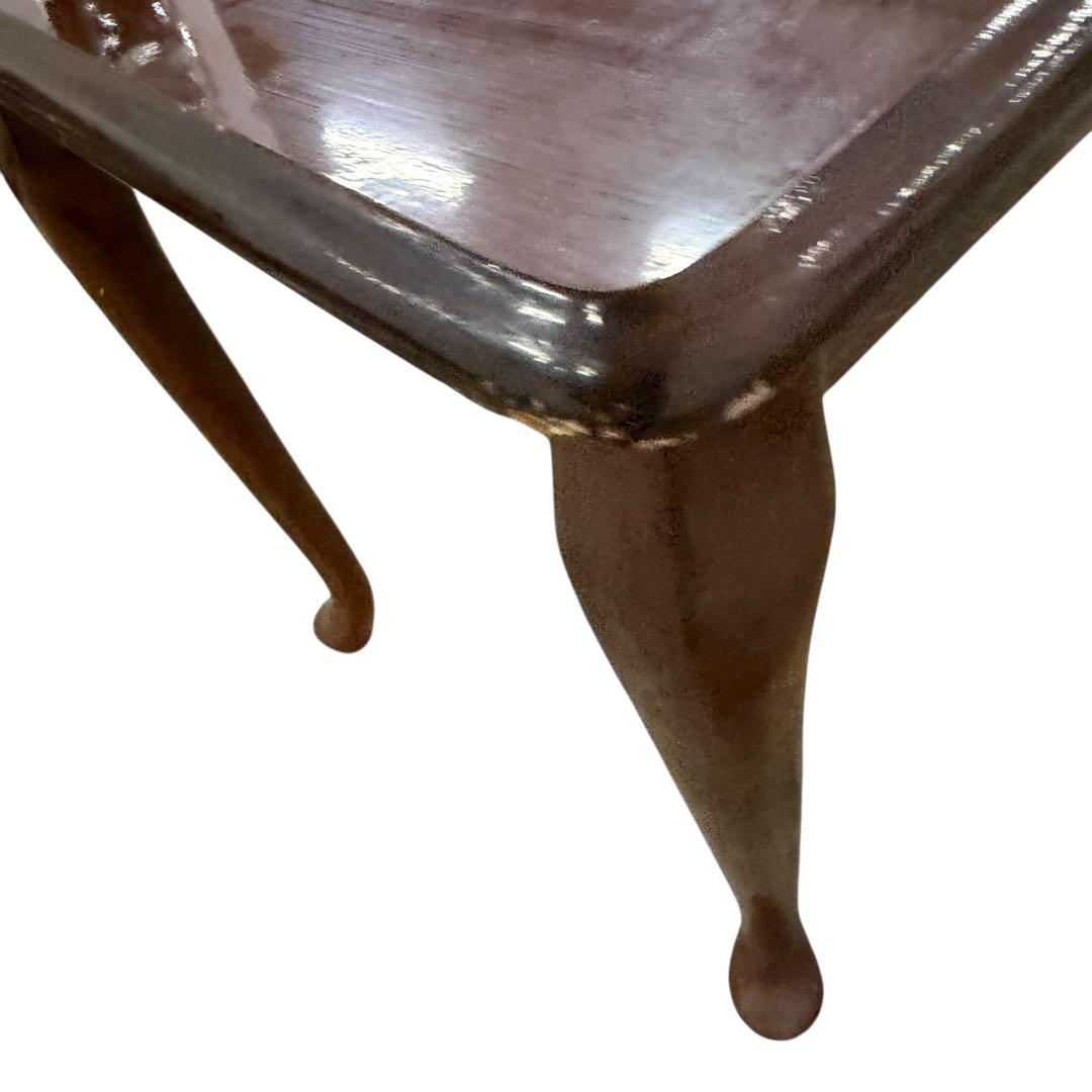 アンティーク調 猫脚 サイドテーブル 引き出し付