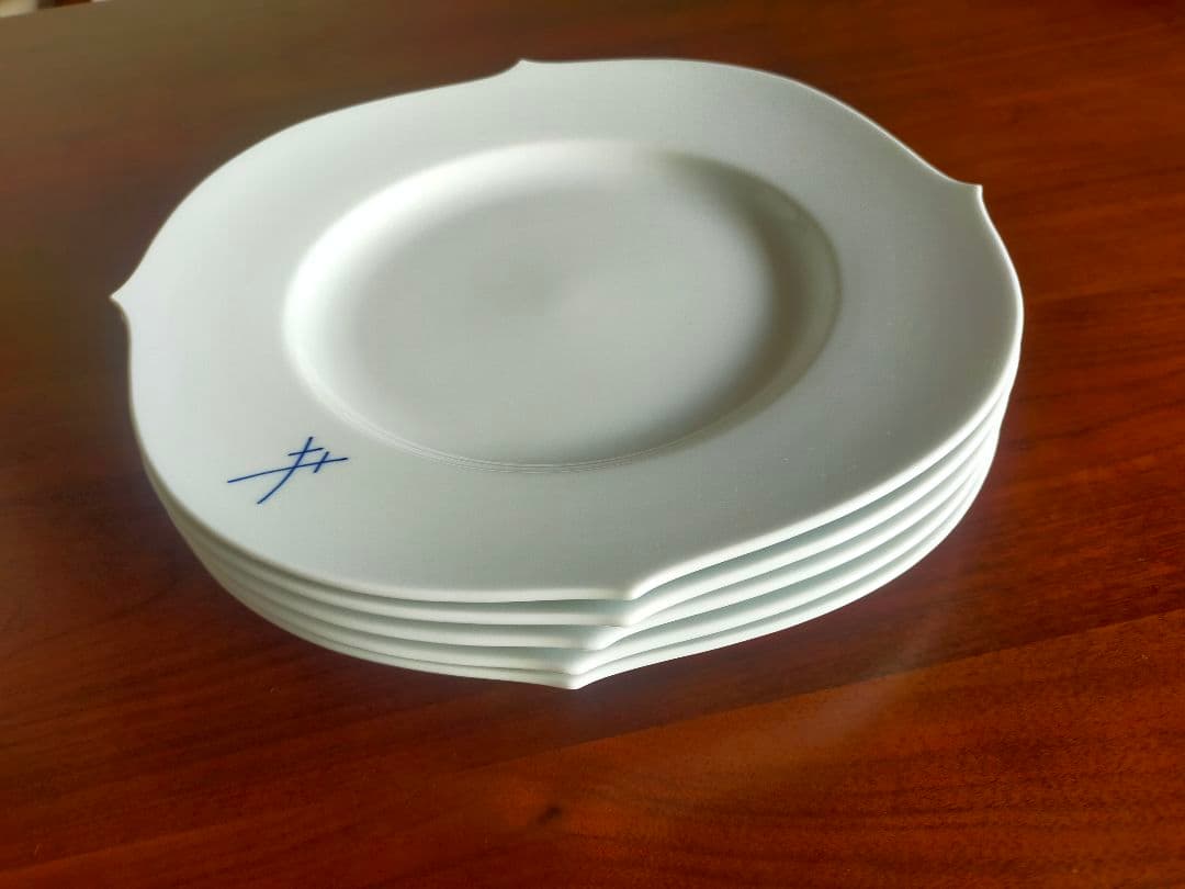 【マイセン】剣マーク　28cm ディナープレート　大皿5枚セット 13.75万円