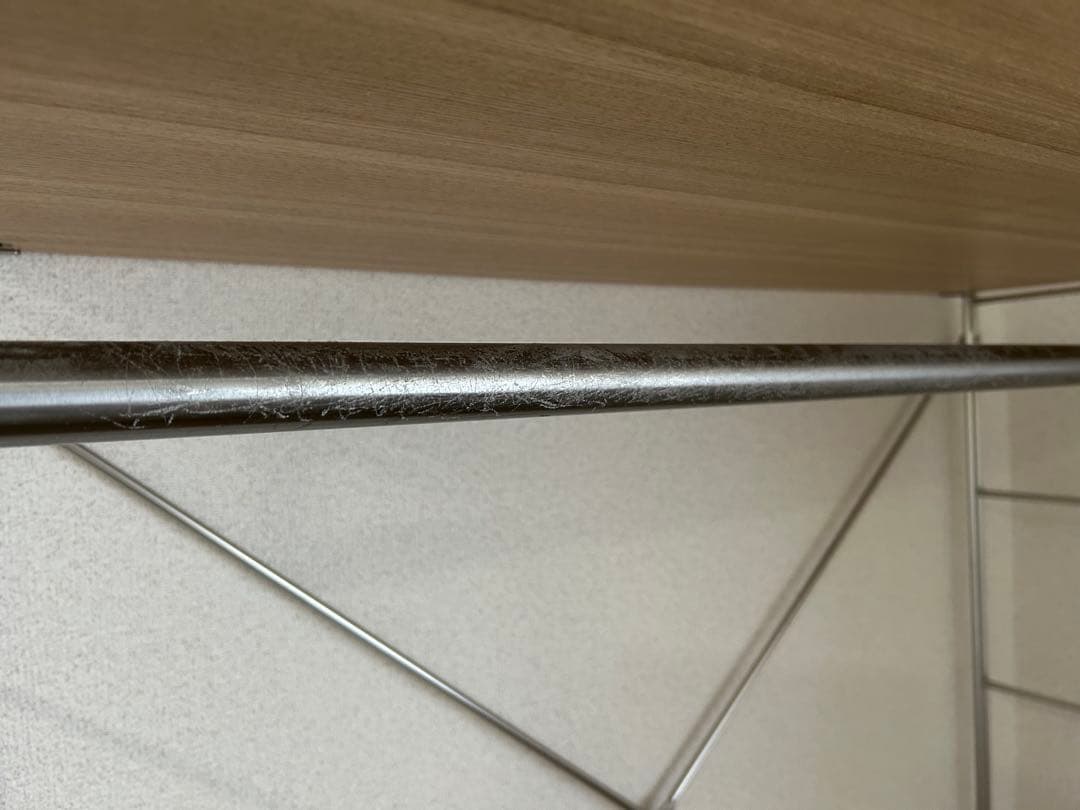 【無印良品】ステンレスユニットシェルフ・オーク材・ワードローブセット