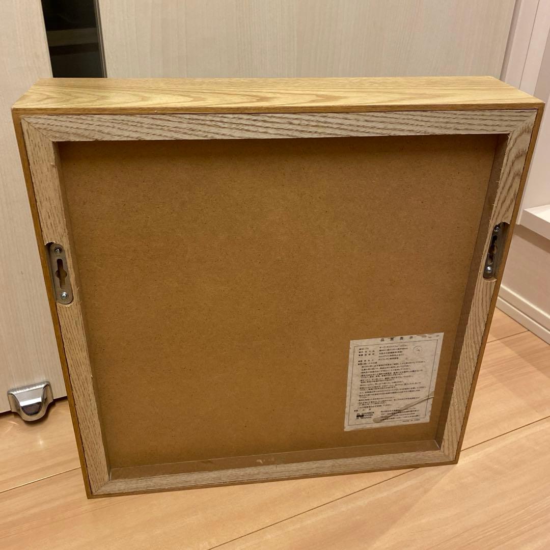 【未使用】オークボックスウォールミラー