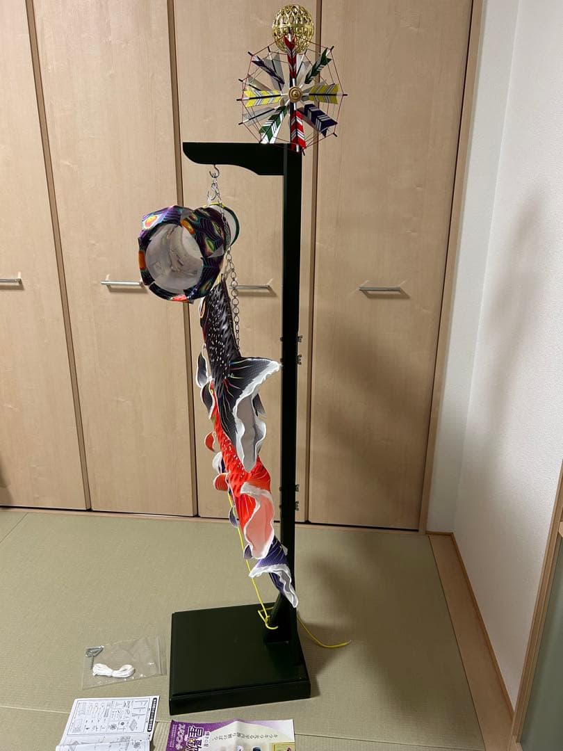 徳永 室内鯉のぼり　端午の節句　こどもの日　説明書付き