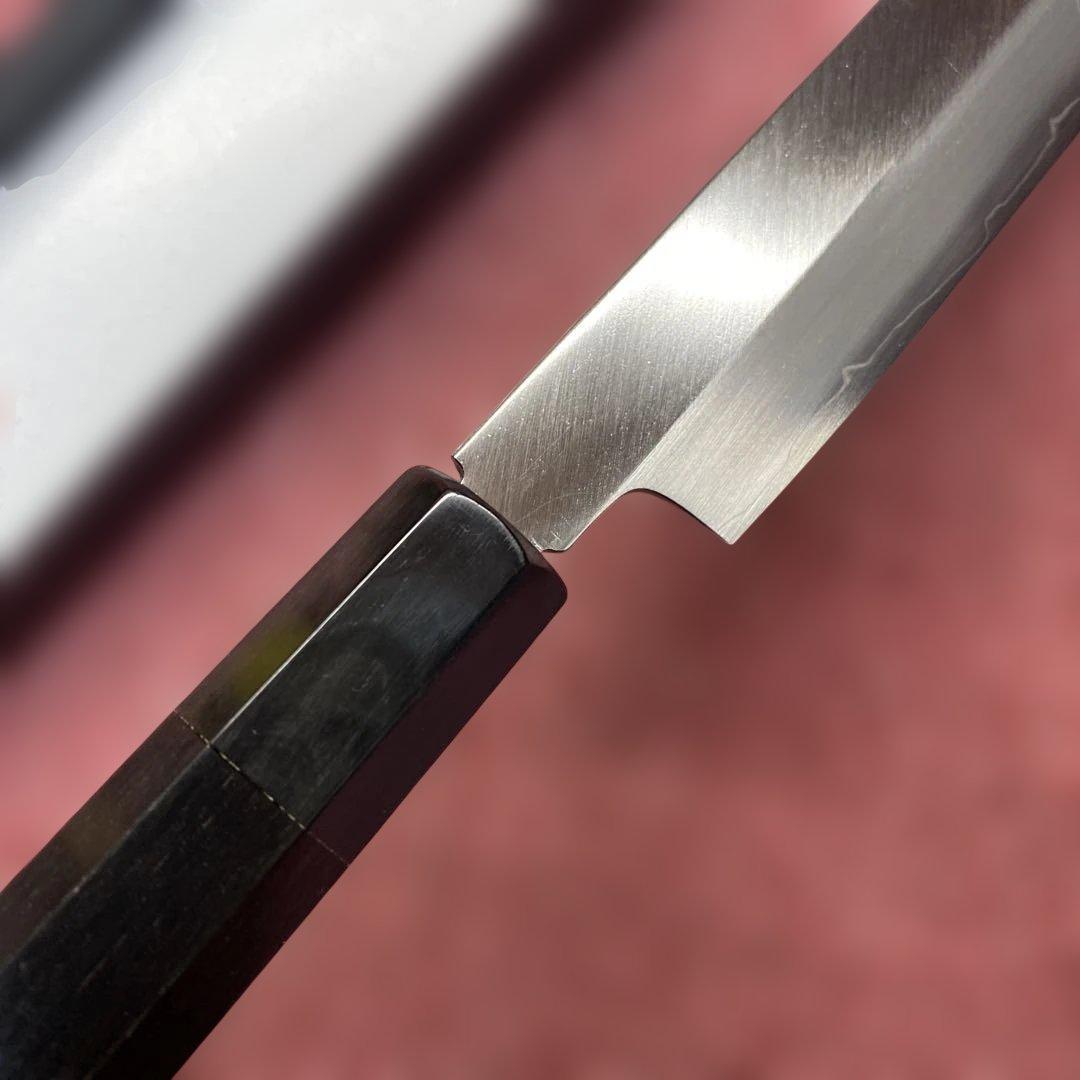 銀三　両刃　柳刃包丁　300㎜ 尺0寸