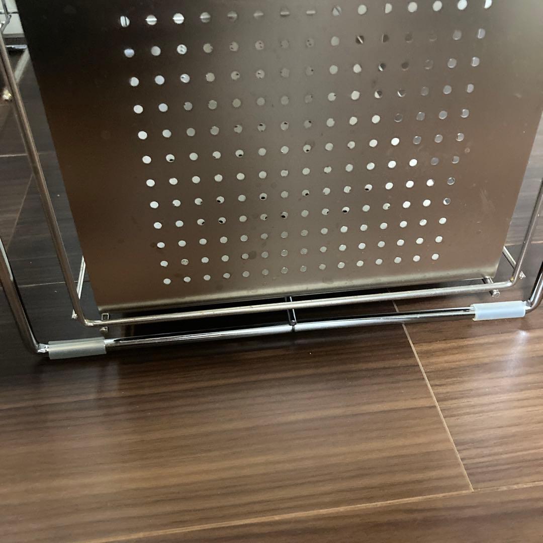 ヨシカワ 日本製 シンク下スライド収納 ステンレス　3点セット