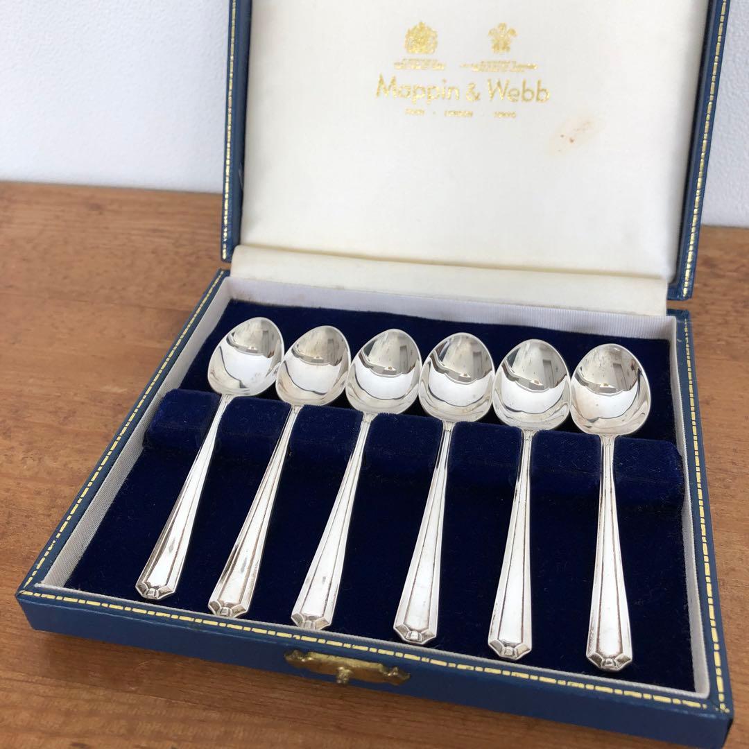 MAPPIN&WEBB 純銀　デミタススプーン6本　マッピン＆ウェッブ　シルバー