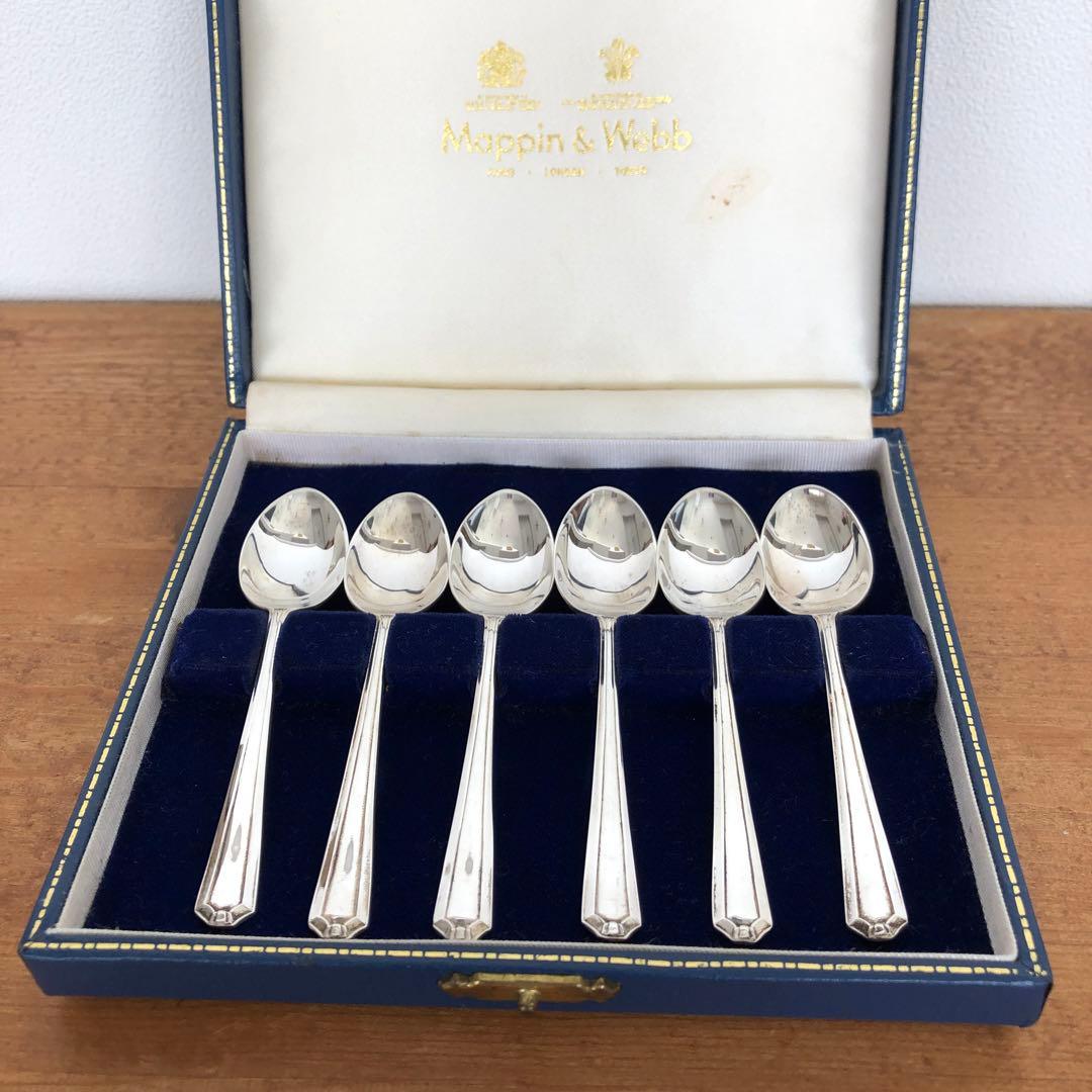 MAPPIN&WEBB 純銀　デミタススプーン6本　マッピン＆ウェッブ　シルバー
