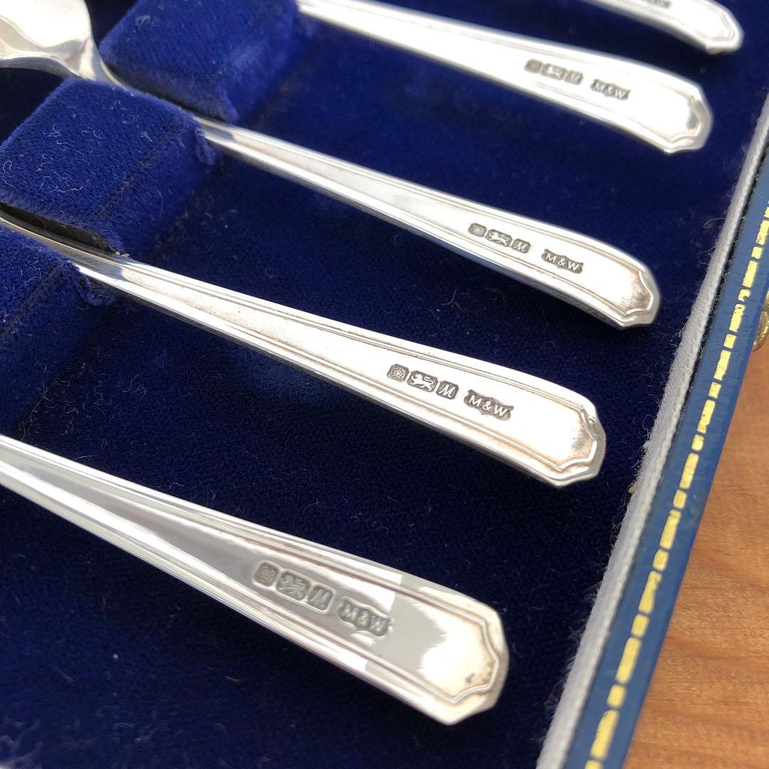 MAPPIN&WEBB 純銀　デミタススプーン6本　マッピン＆ウェッブ　シルバー
