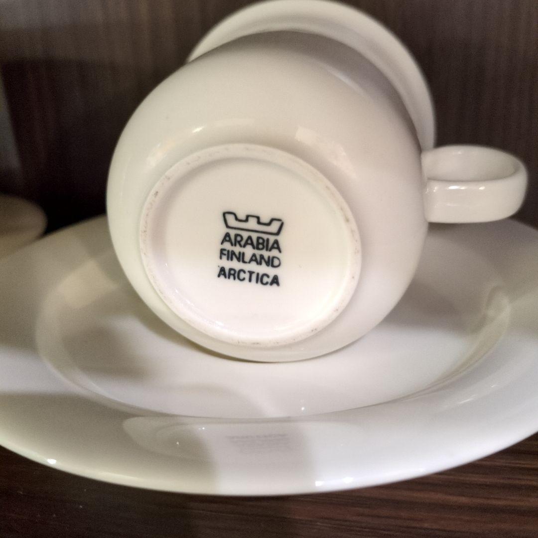 ARABIA アラビアフィンランド 北欧ヴィンテージ カップ&ソーサー2脚