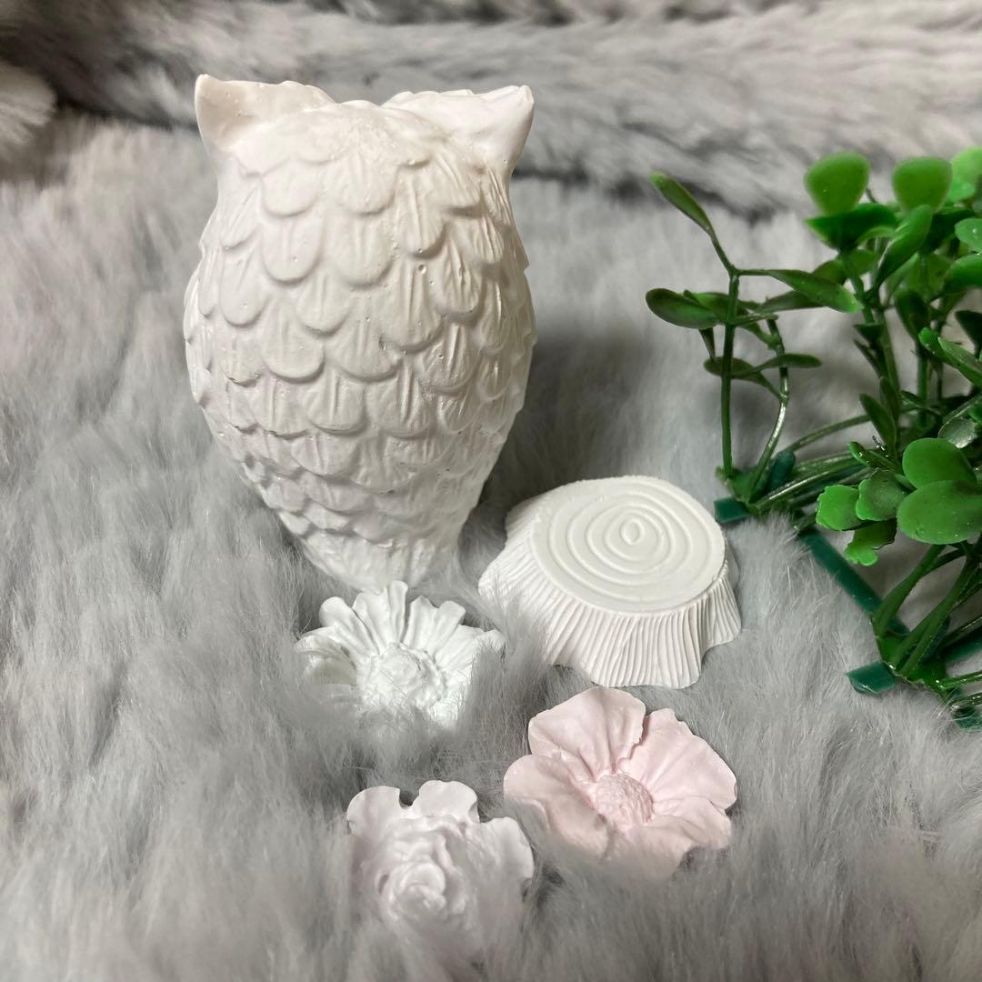 アロマストーン　フクロウ　アレンジメント