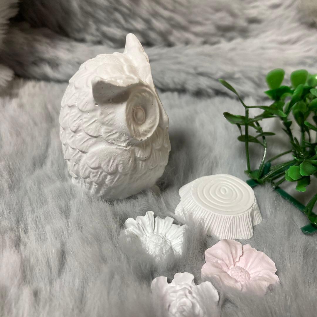 アロマストーン　フクロウ　アレンジメント