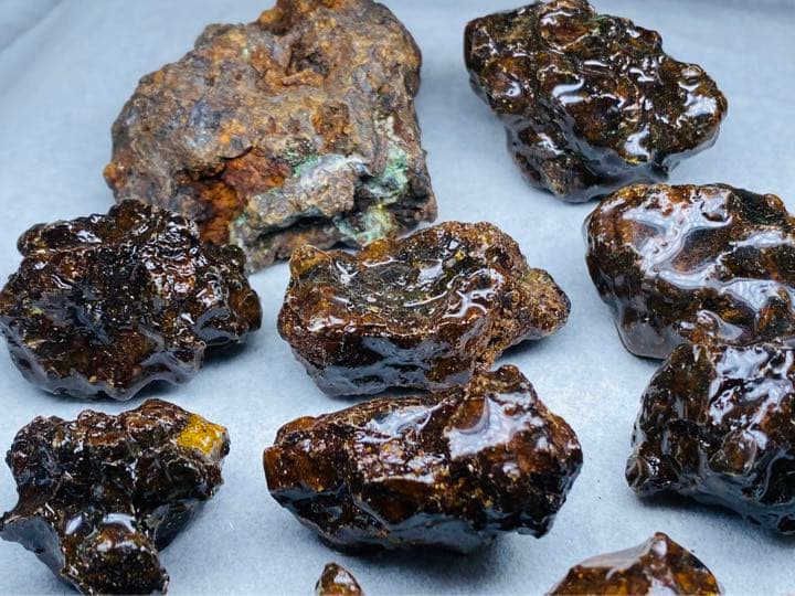 パラサイト隕石　448g セリコ隕石　隕石　メテオライト　石鉄隕石　パラサイト