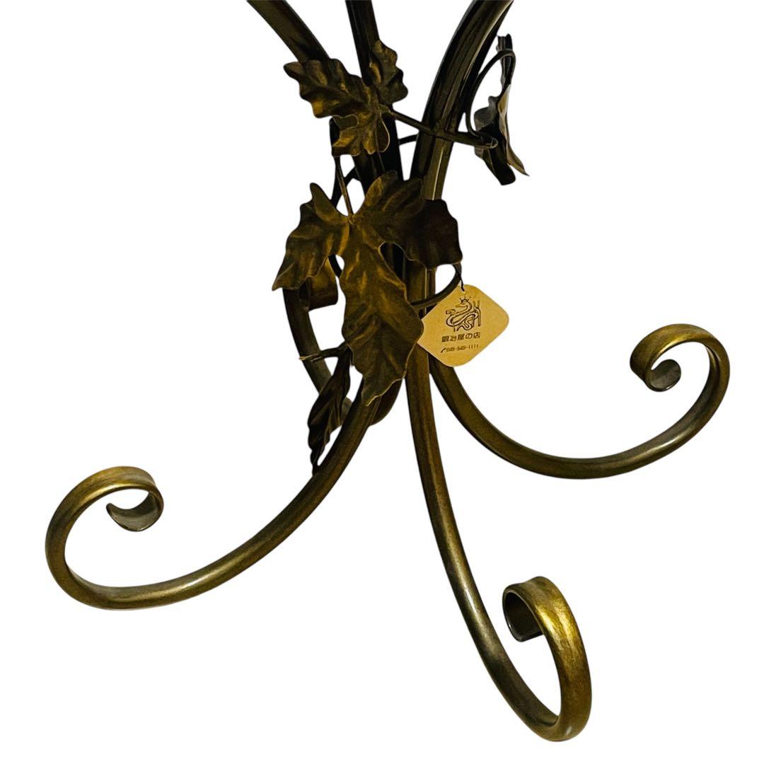 VAN ヴァン サイドテーブル ラウンド テーブル　レトロ　天然大理石 ぶどう