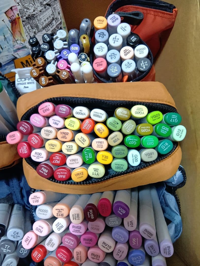 コピックスケッチ170本 マルチライナー15本 その他 まとめ売り