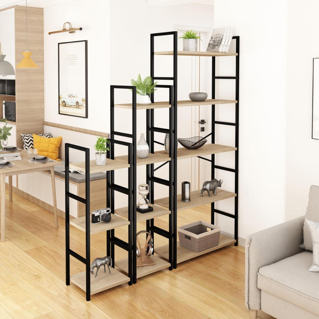 3段棚 本棚 棚 収納 木製ラック