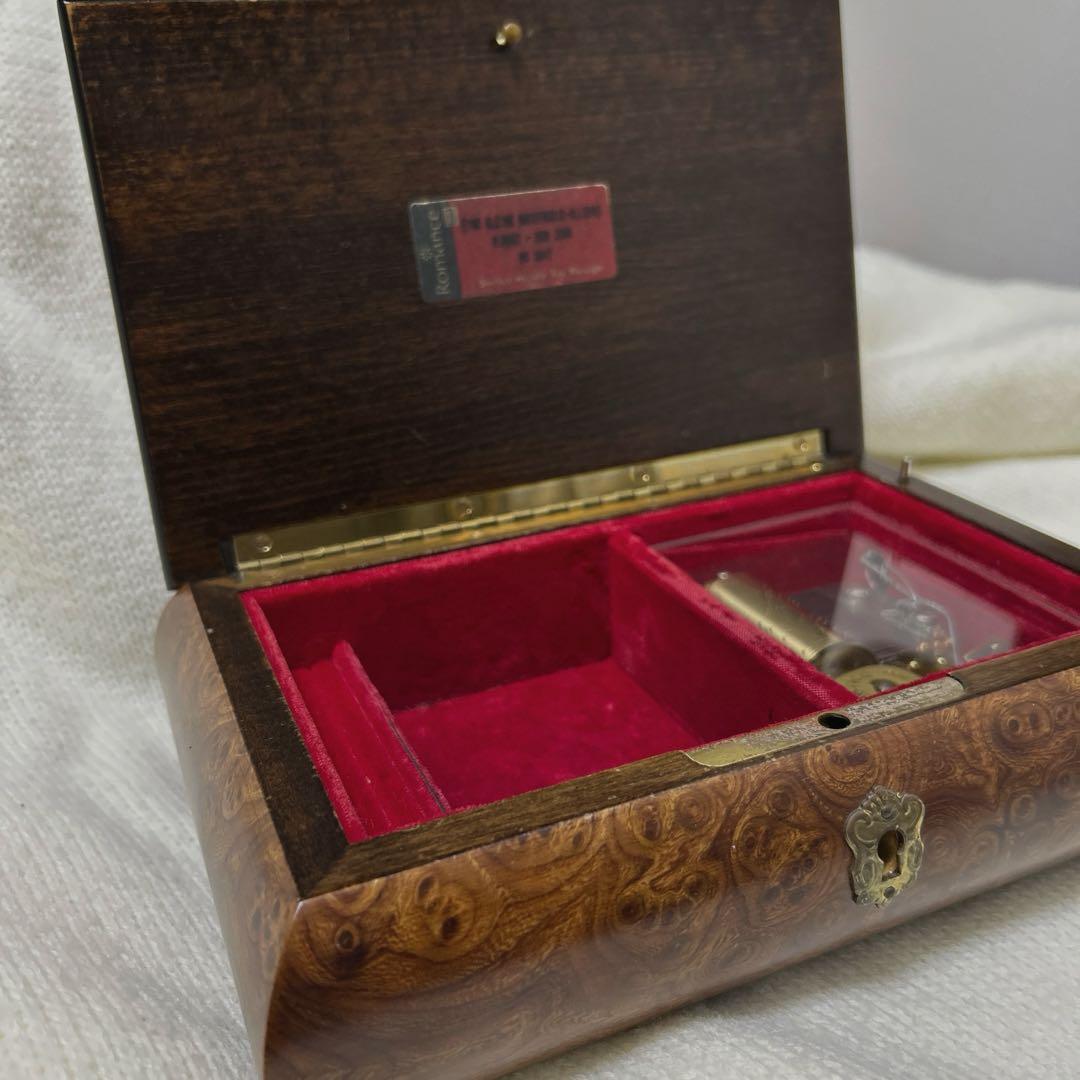 【Romance】REUGE　リュージュ　象嵌　オルゴール　ジュエリーボックス