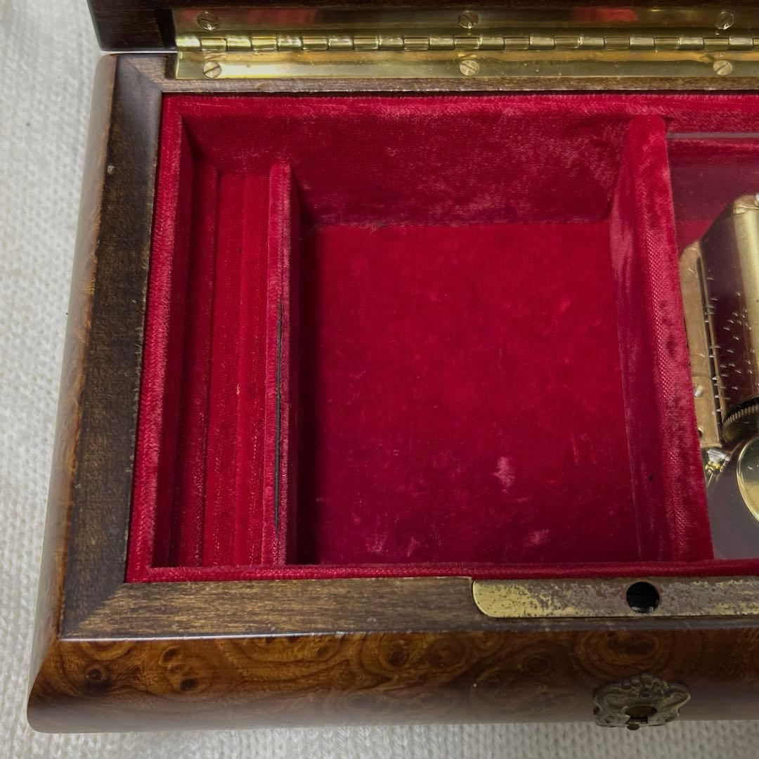 【Romance】REUGE　リュージュ　象嵌　オルゴール　ジュエリーボックス