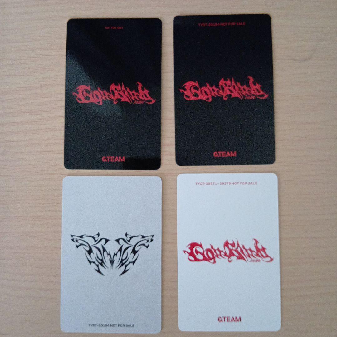 ＆TEAM Go in Blind K トレカ 4枚セット - メルカリ