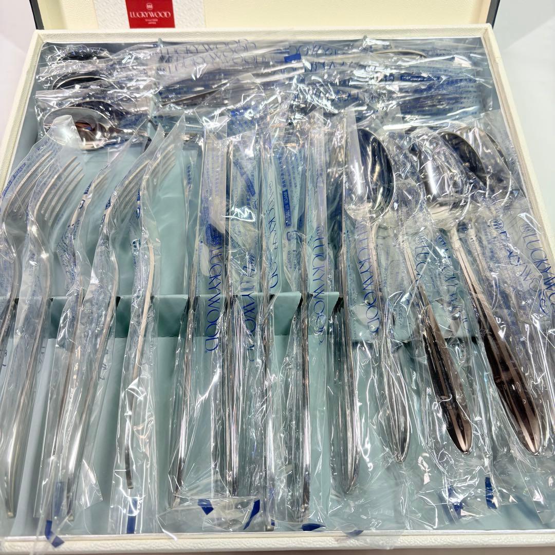 LUCKY WOOD カトラリーセット ディナーセット〈25本セット〉