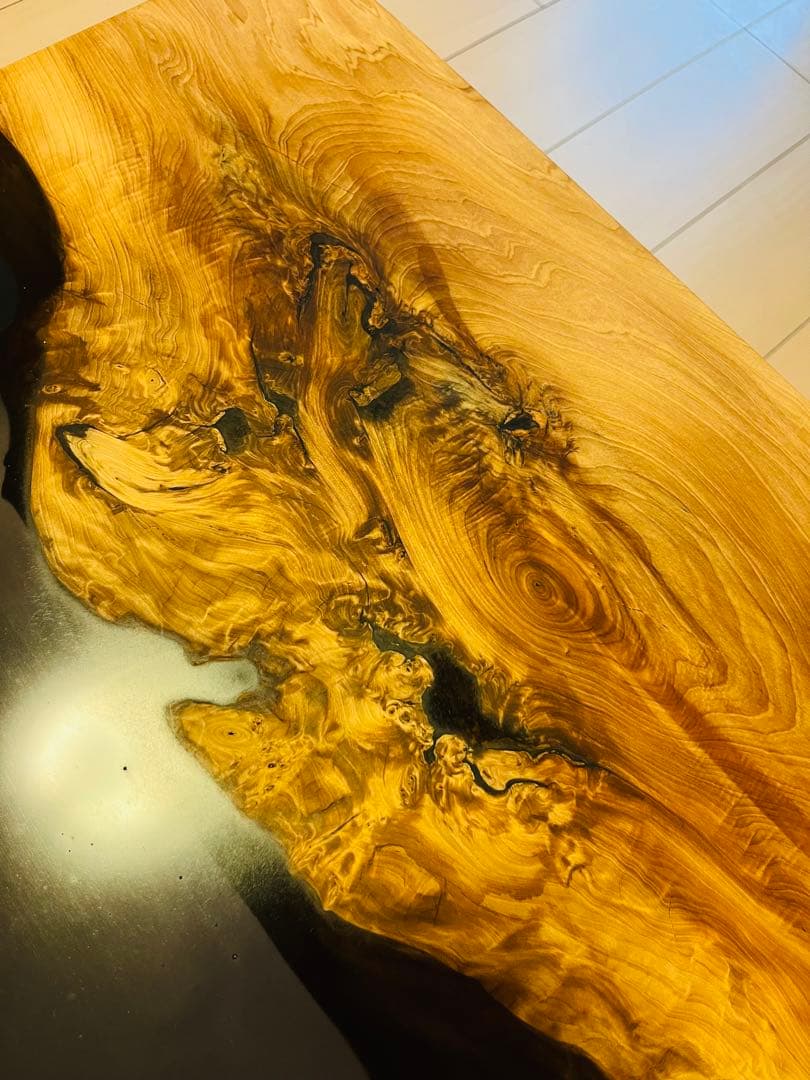 レジンテーブル　ローテーブル リバーテーブル　ダイニング